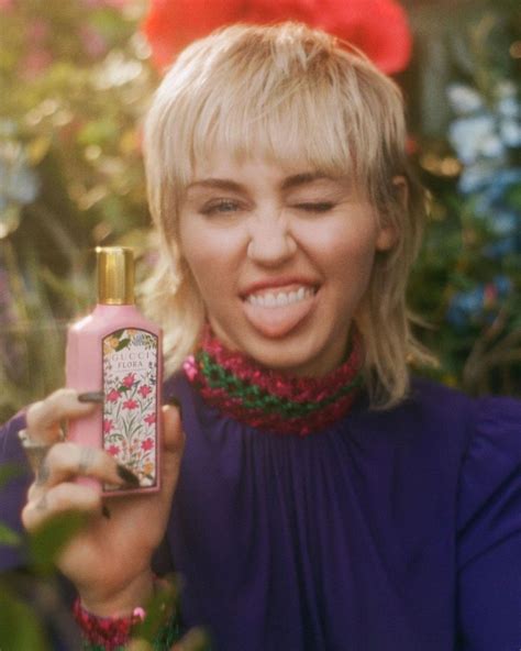 who is the model in the gucci flora advert|miley cyrus gucci song.